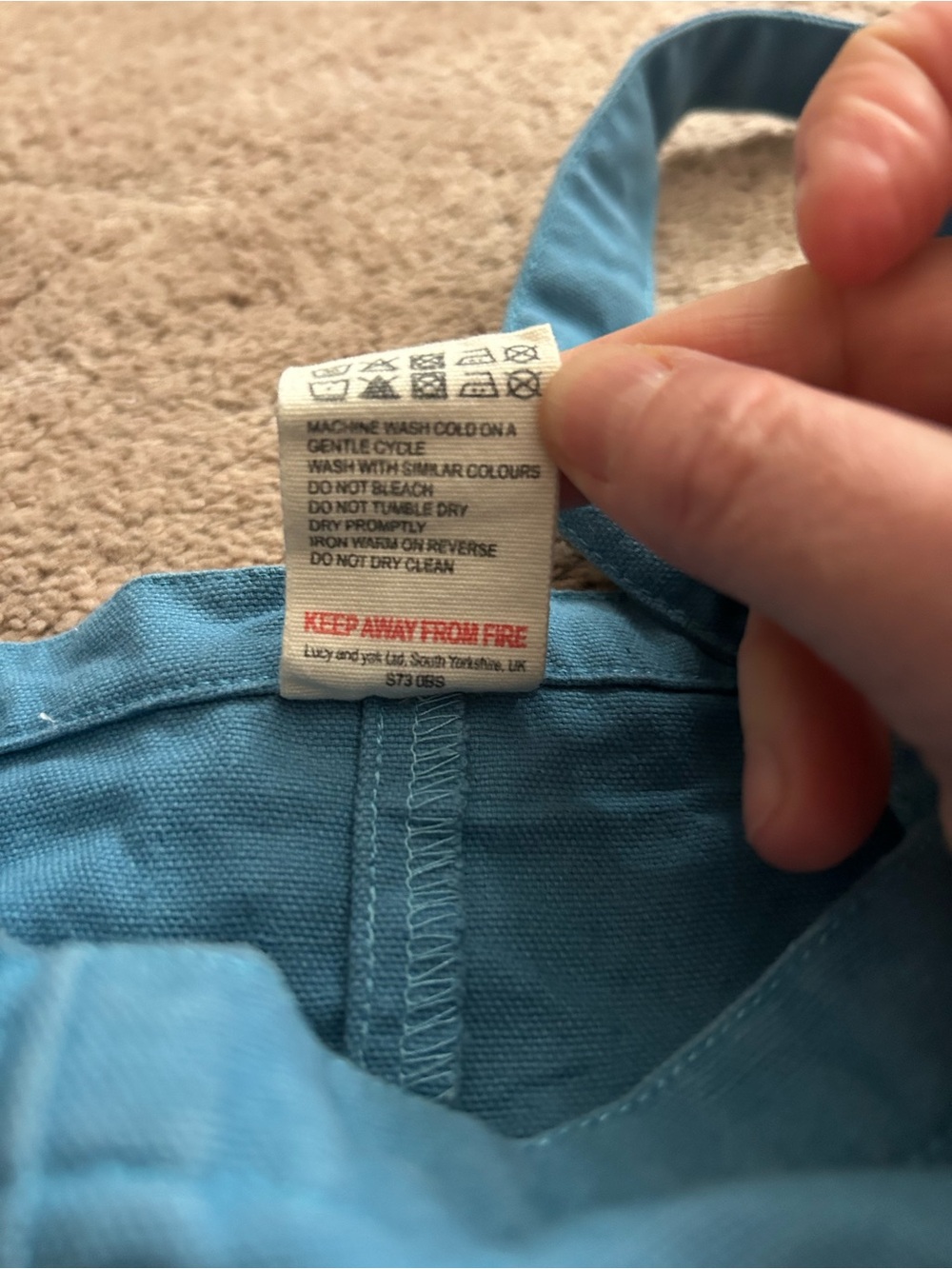 Lucy &Yak cotton shortalls - Picture 4 of 5